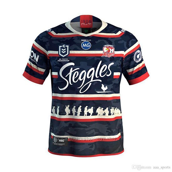 Cheap Sydney Roosters Rugby Jersey 2019-2020 Commemorative